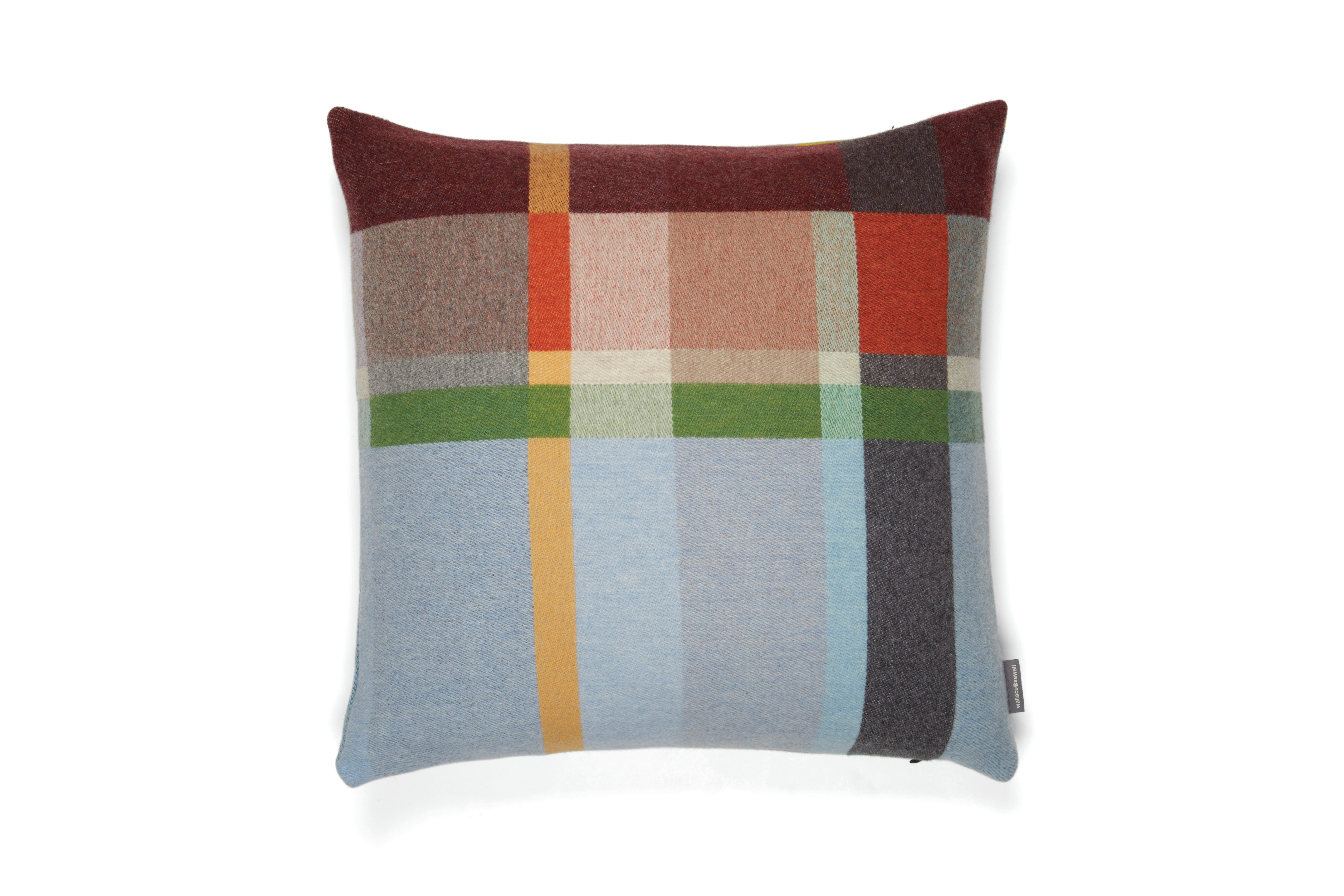 Feilden Lambswool Block Cushion, Design A