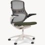 Generation Chair - Light, Height Adjustable, Storm, Generation, Olive, Plastic Standard, Hard Wheel
