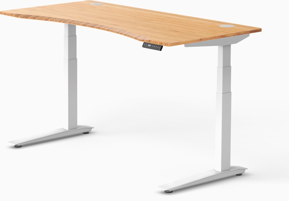 Jarvis Contour Bamboo Standing Desk