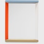 Colour Frame Mirror,  Blue/Orange,  Small