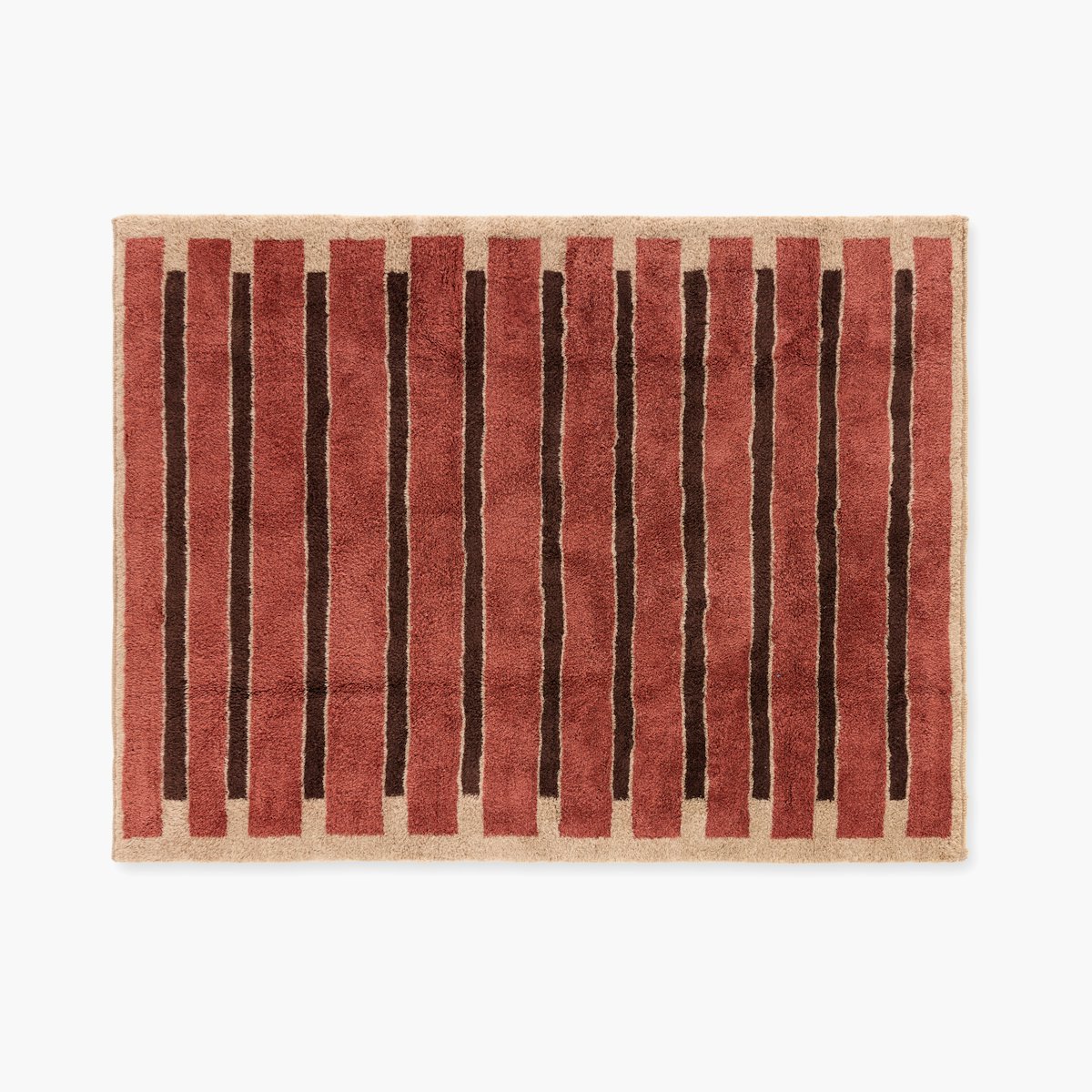 Brick Wool Moroccan Rug Brick Wool Moroccan Rug, Sienna