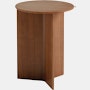 Wood Slit Side Table