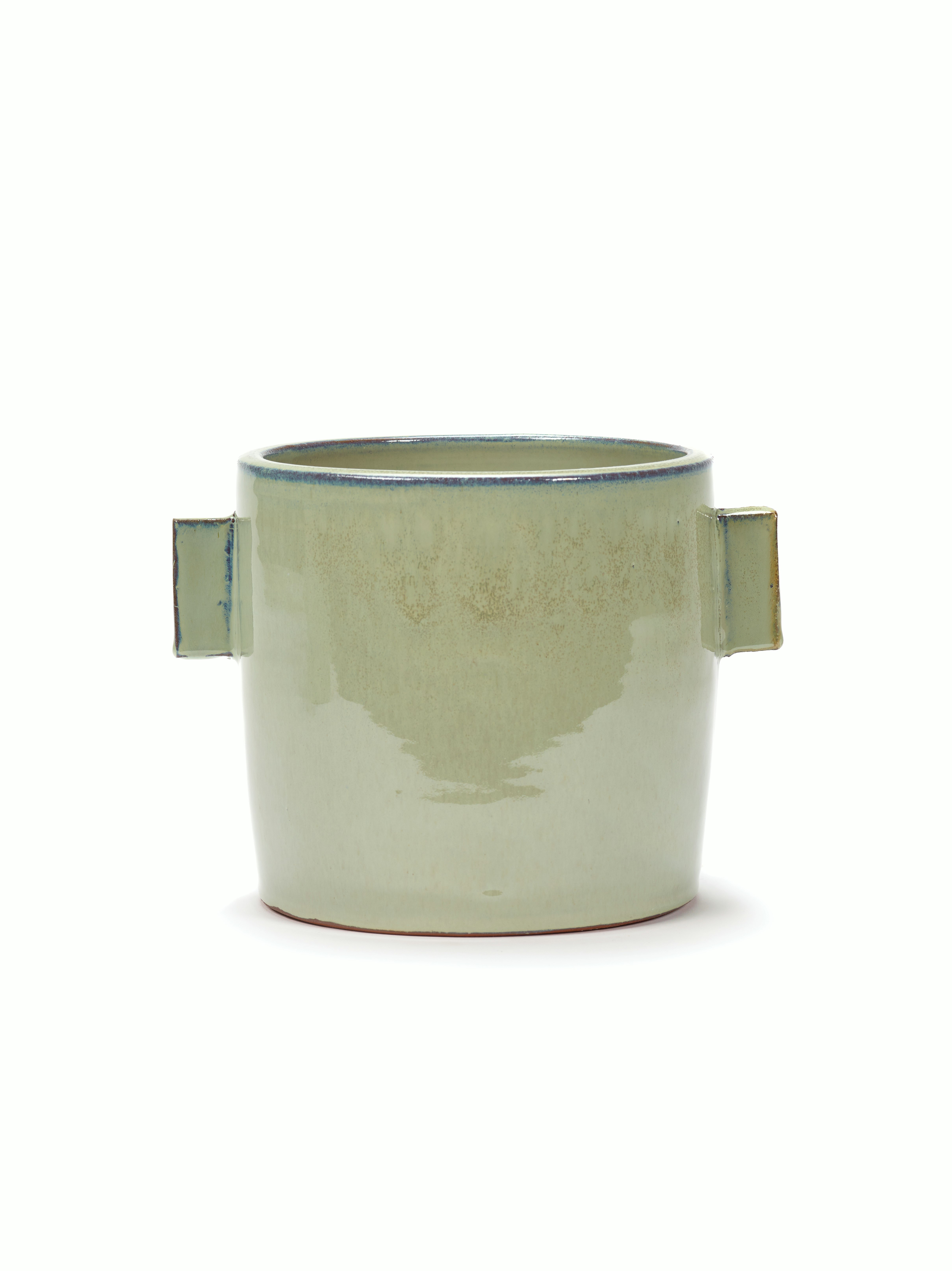 Urban Jungle Glazed Flower Pot