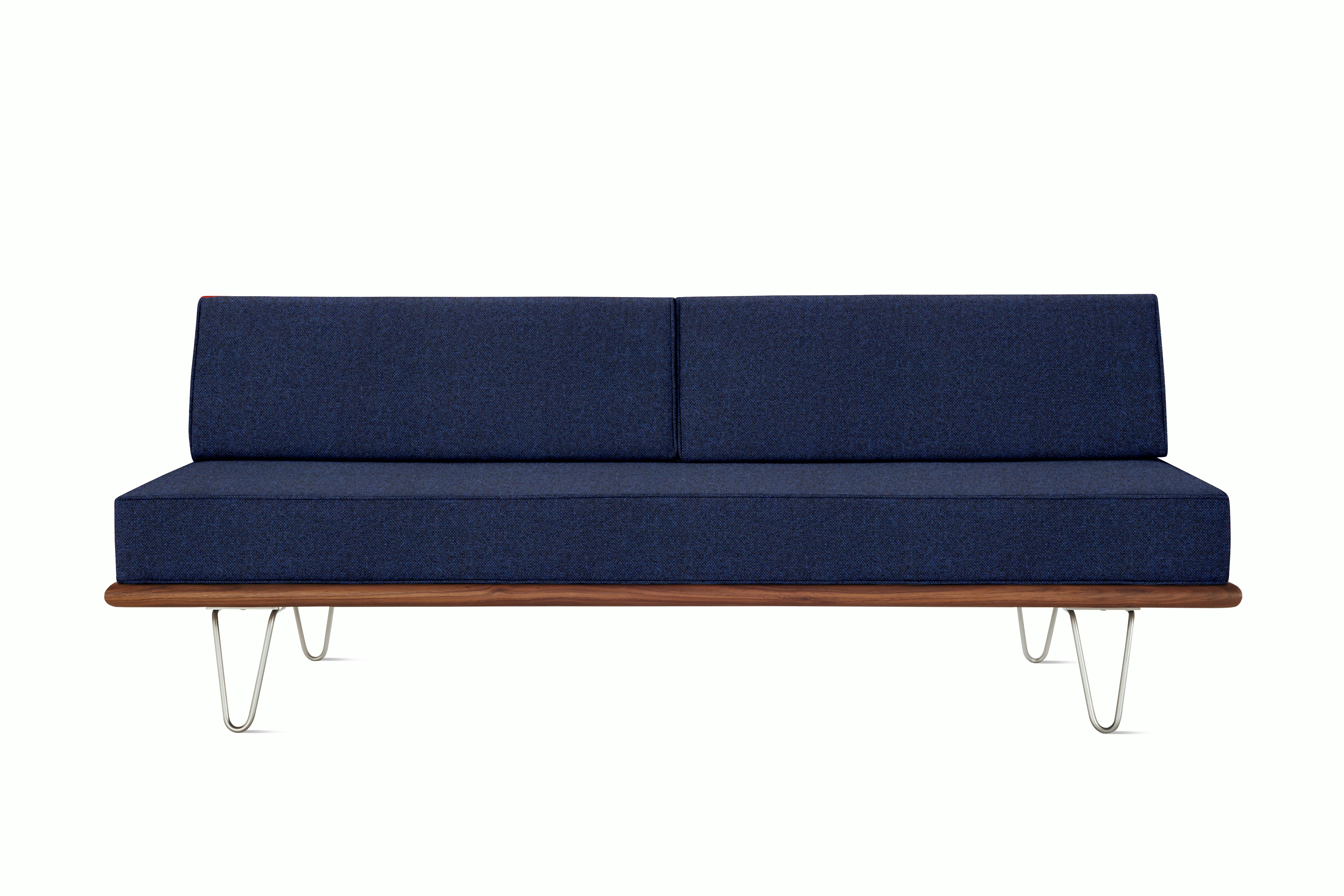 Nelson Daybed - Back Bolster,  Walnut,  Beck,  Inkpad,  Hairpin
