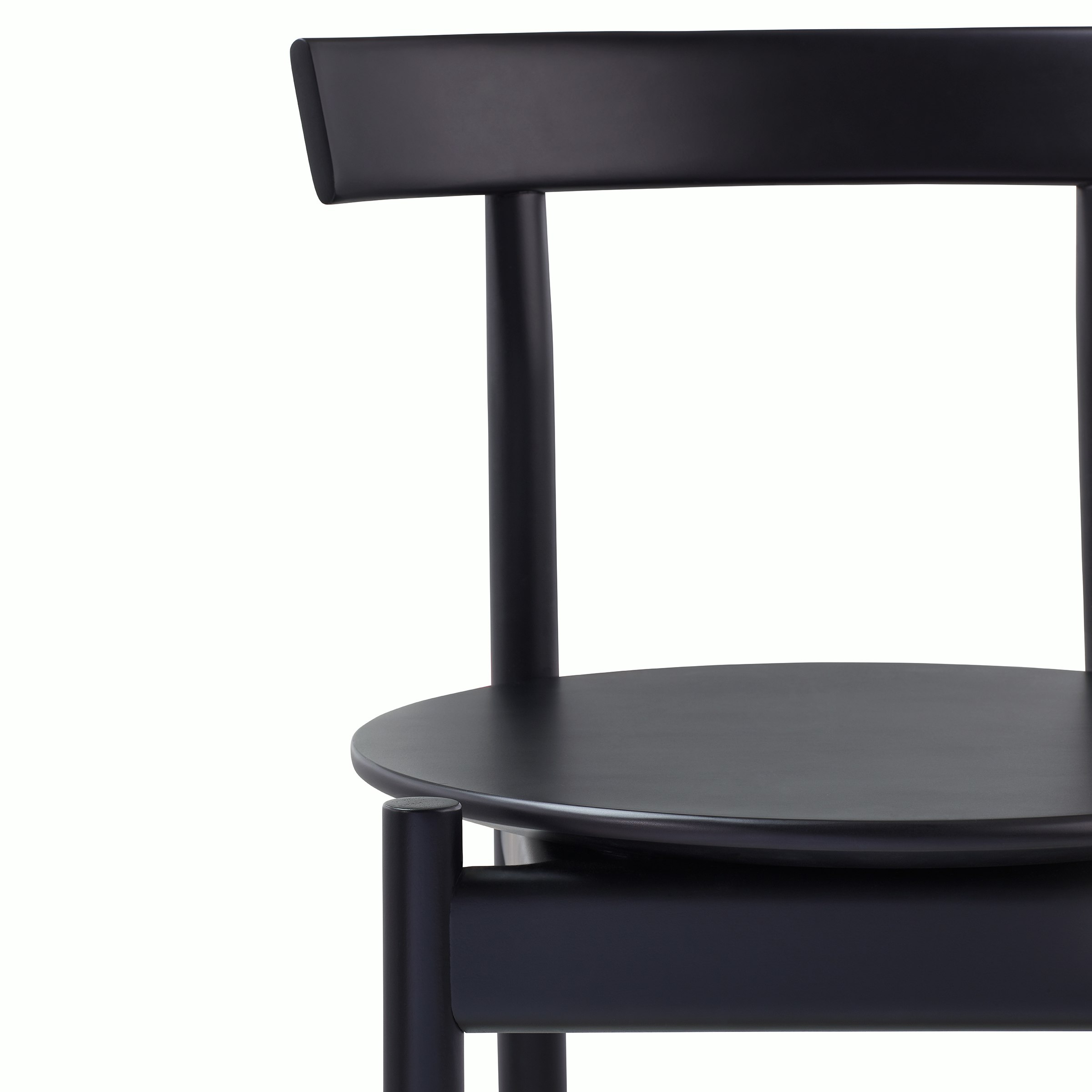 Close up detail of a Comma Chair.