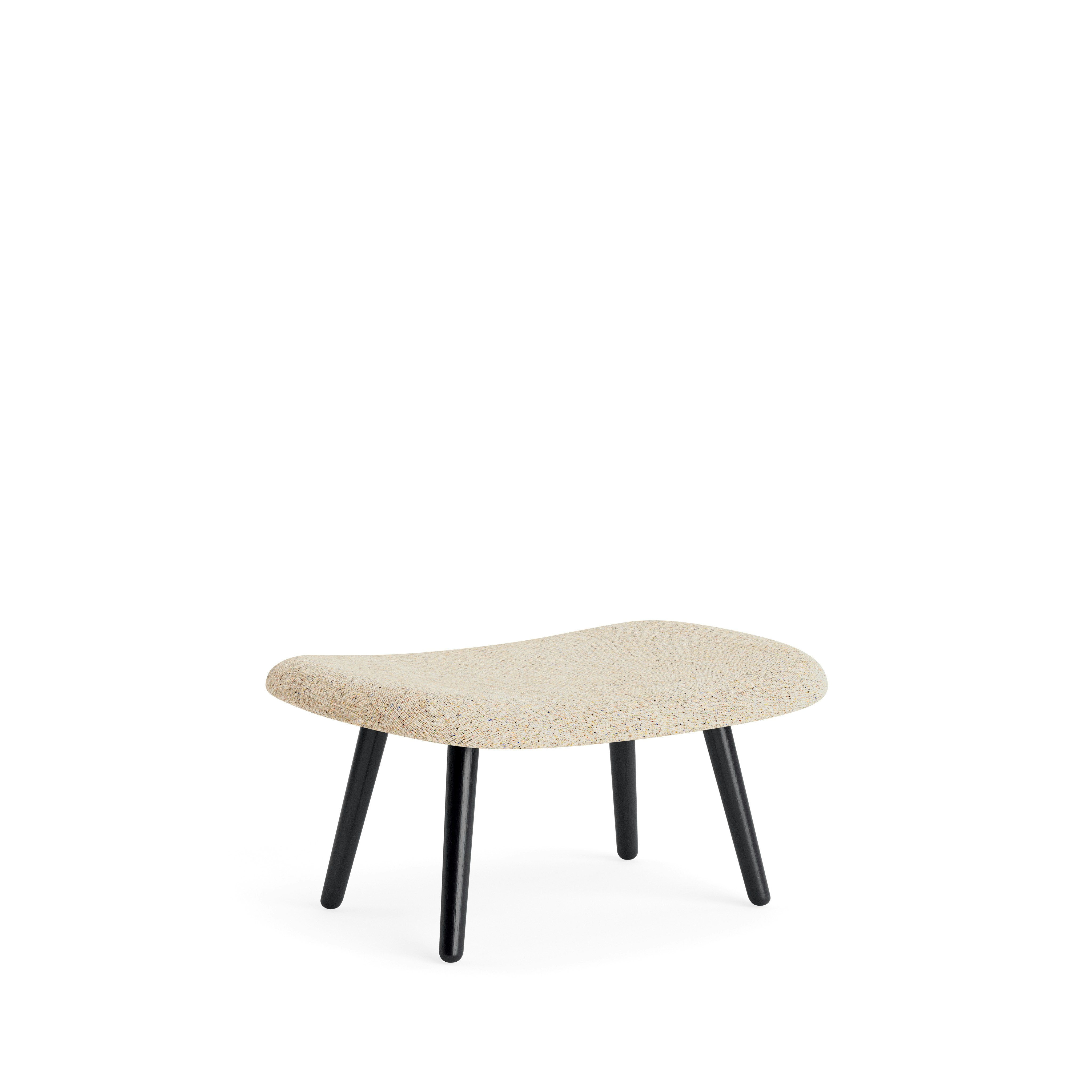 AAL 03 Ottoman - Bolgheri; Natural - Black Stained Oak