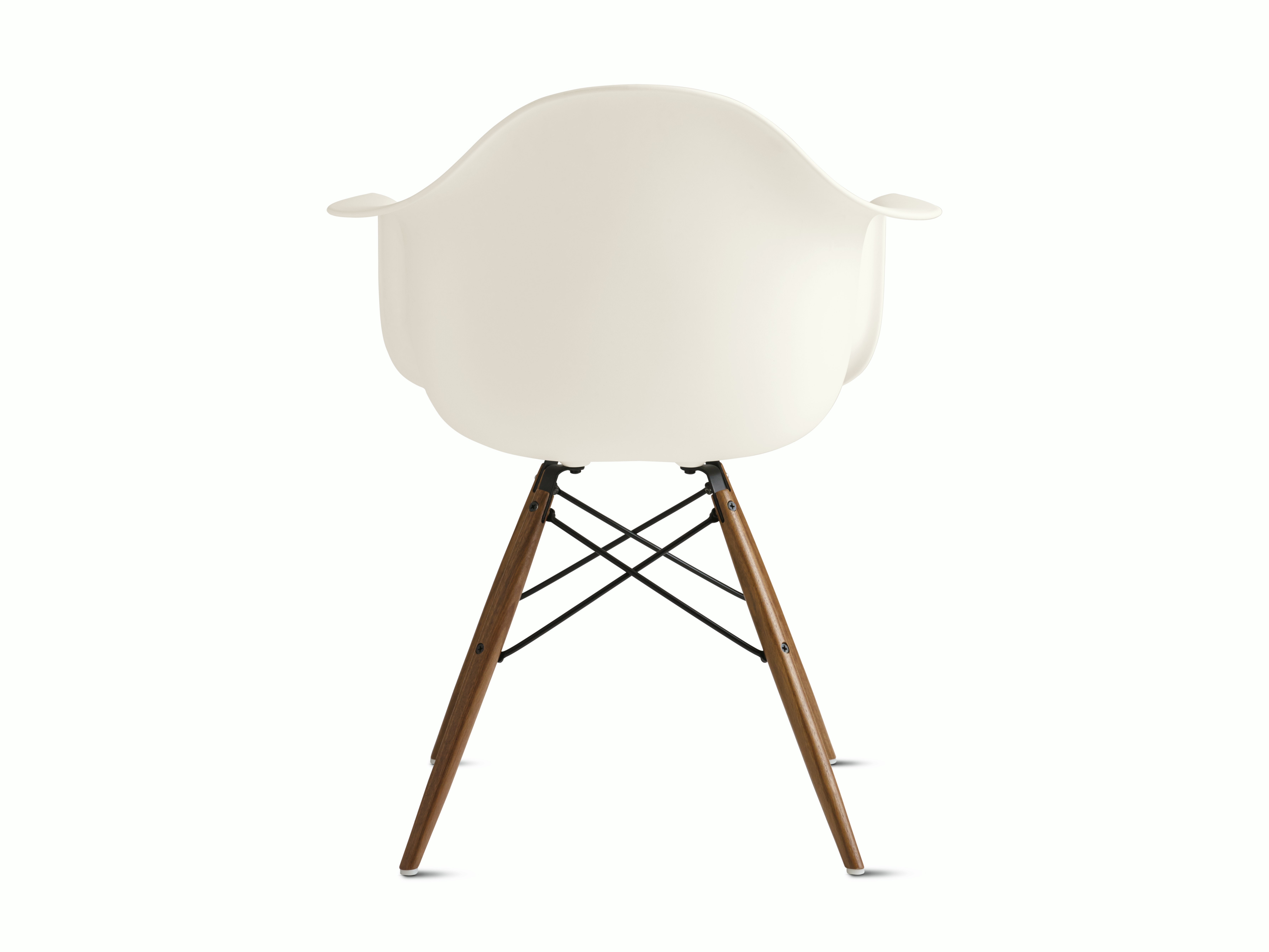 Eames Molded Plastic Dowel-Leg Armchair (DAW)