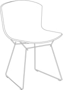 Bertoia Molded Shell Side Chair