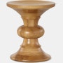 White Oak Eames Turned Stool in Shape B