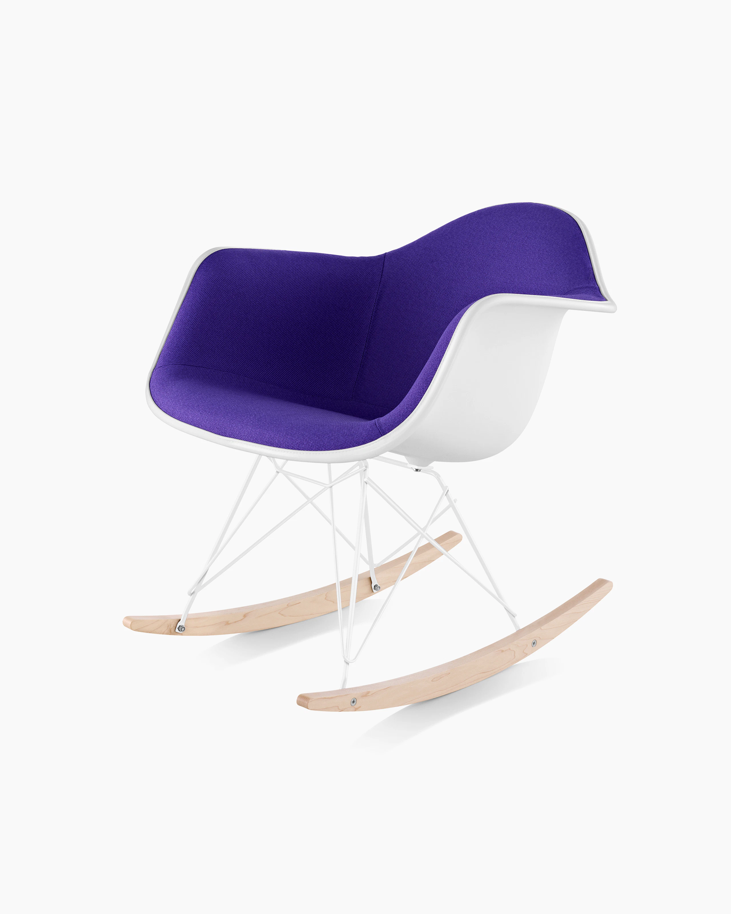 Eames Molded Plastic Armchair, Rocker Base