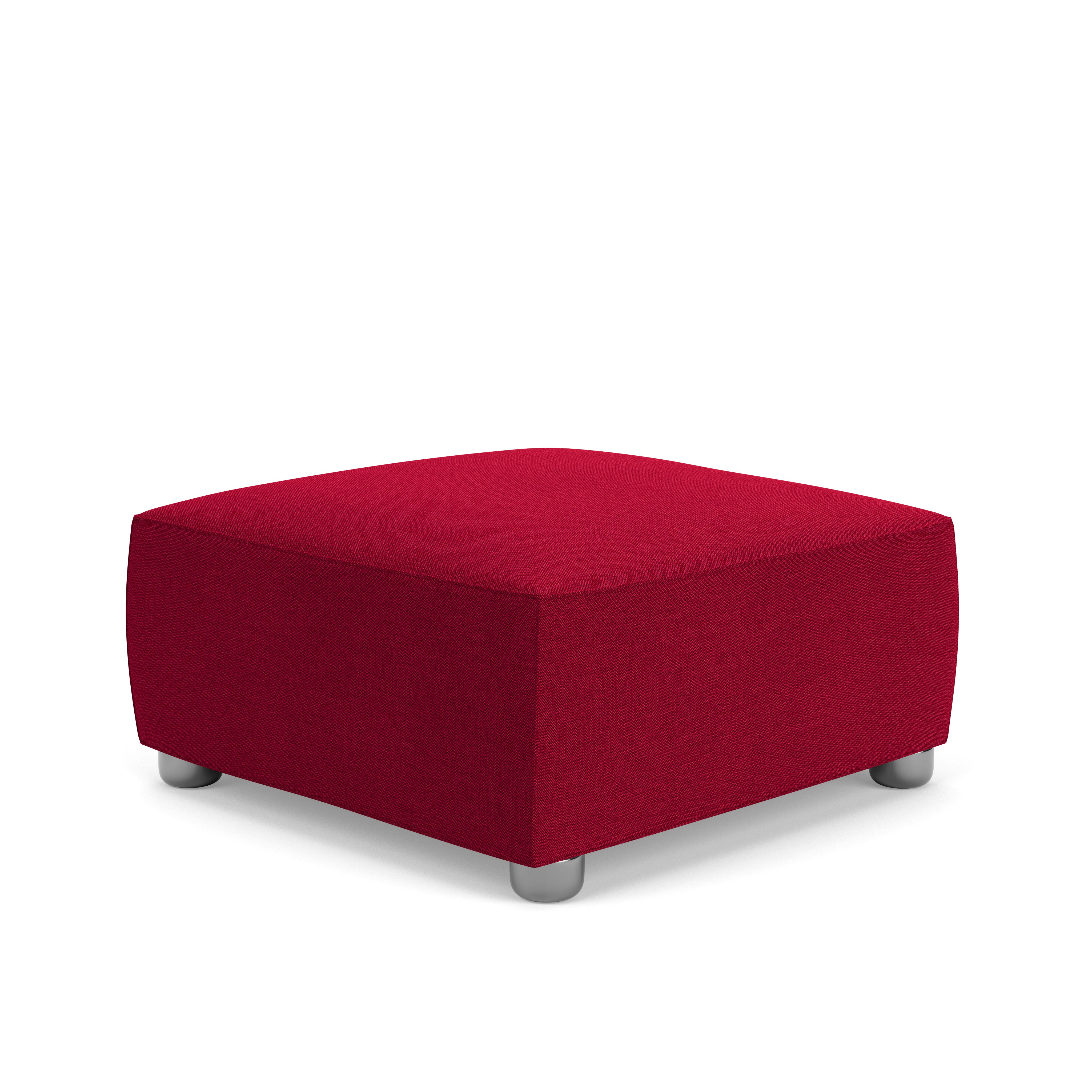 Barber Osgerby Ottoman -  Small,  Chrome,  Hourglass,  Flame