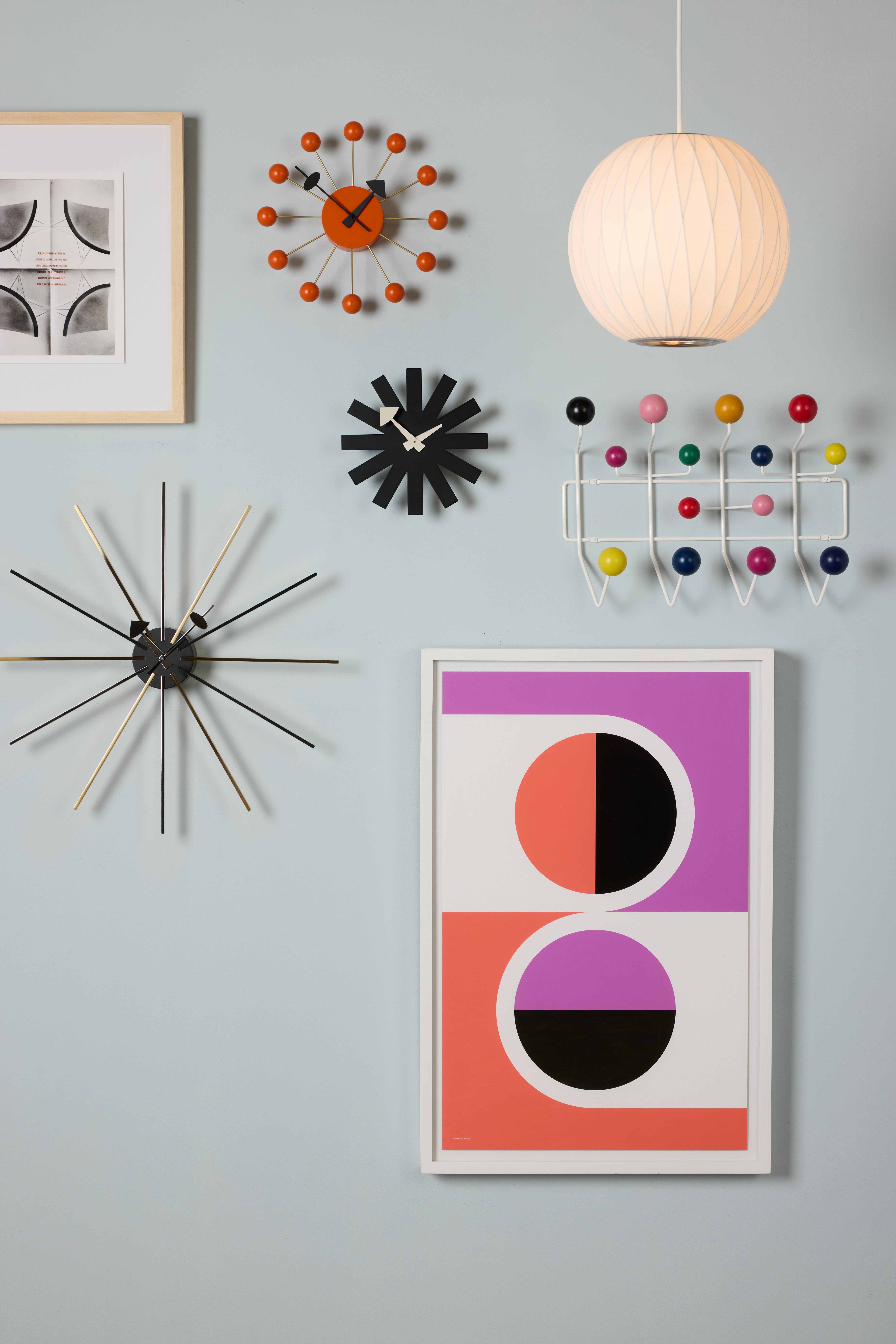 Nelson Pop Art Two Split Circles Poster