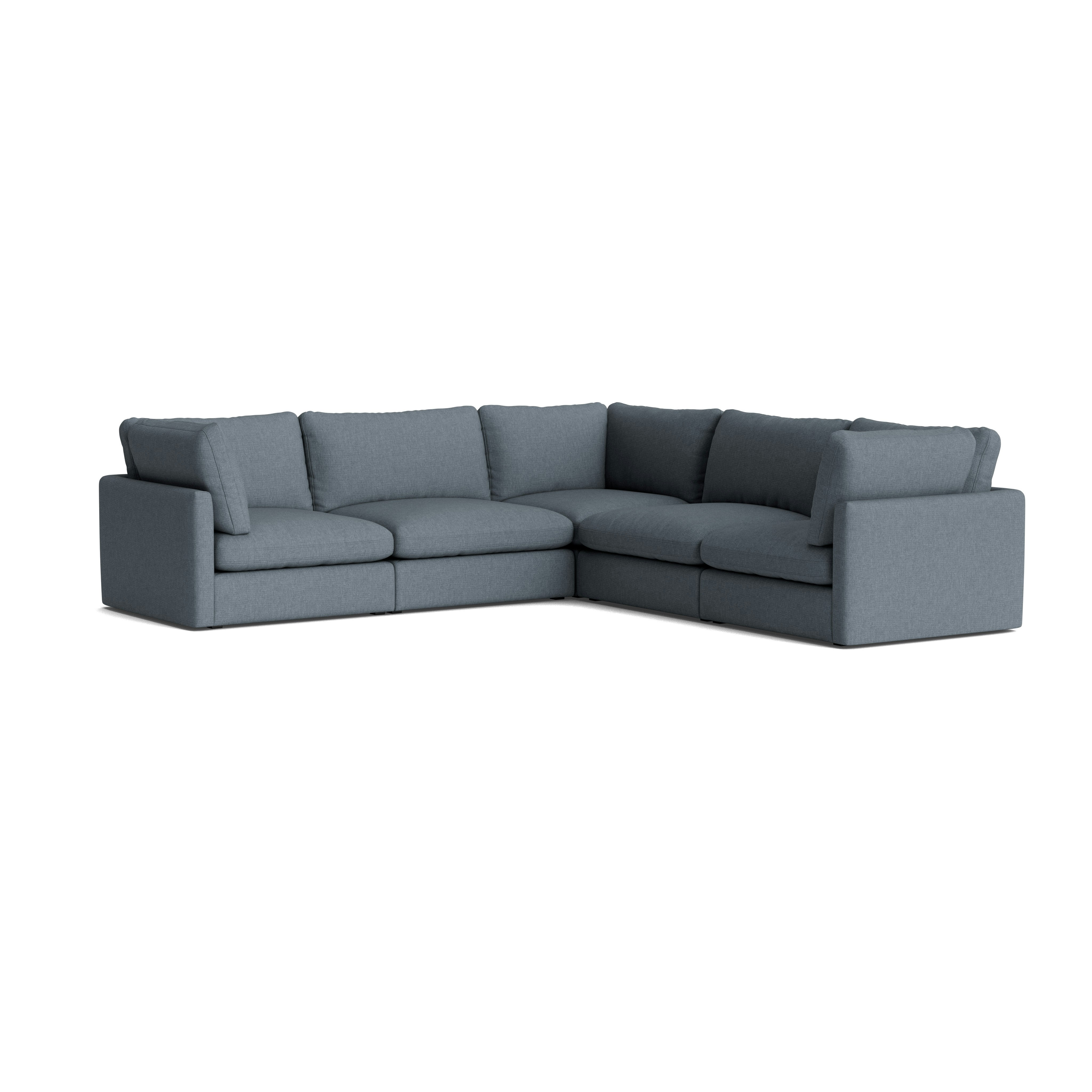 Hackney Lounge Compact Corner Sectional - Metaphor, 004 Crossroads