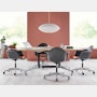 Eames Molded Fiberglass Task Armchair with Seatpad