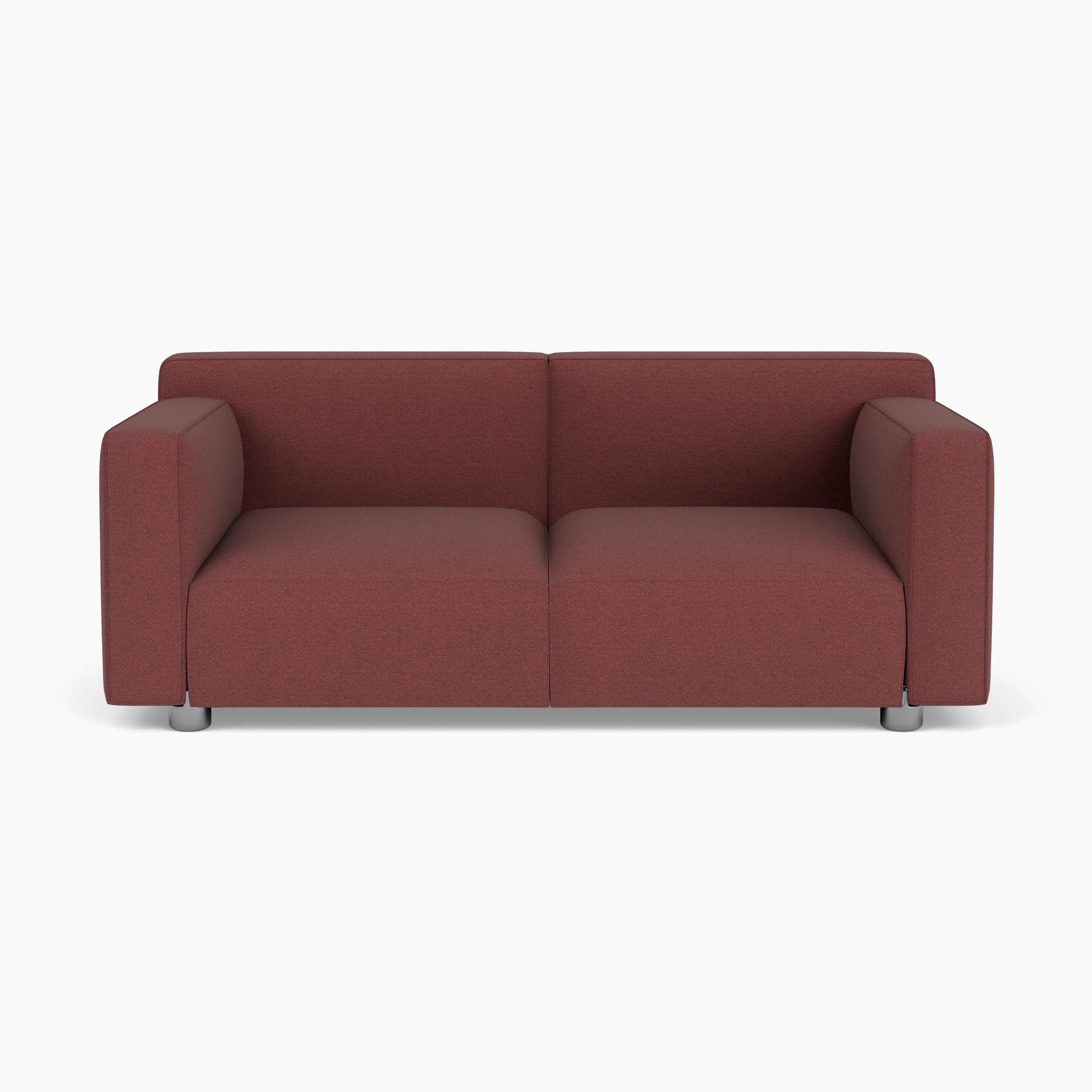 Barber Osgerby Sofa - Two Seater, Classic Boucle, Ardent, Chrome