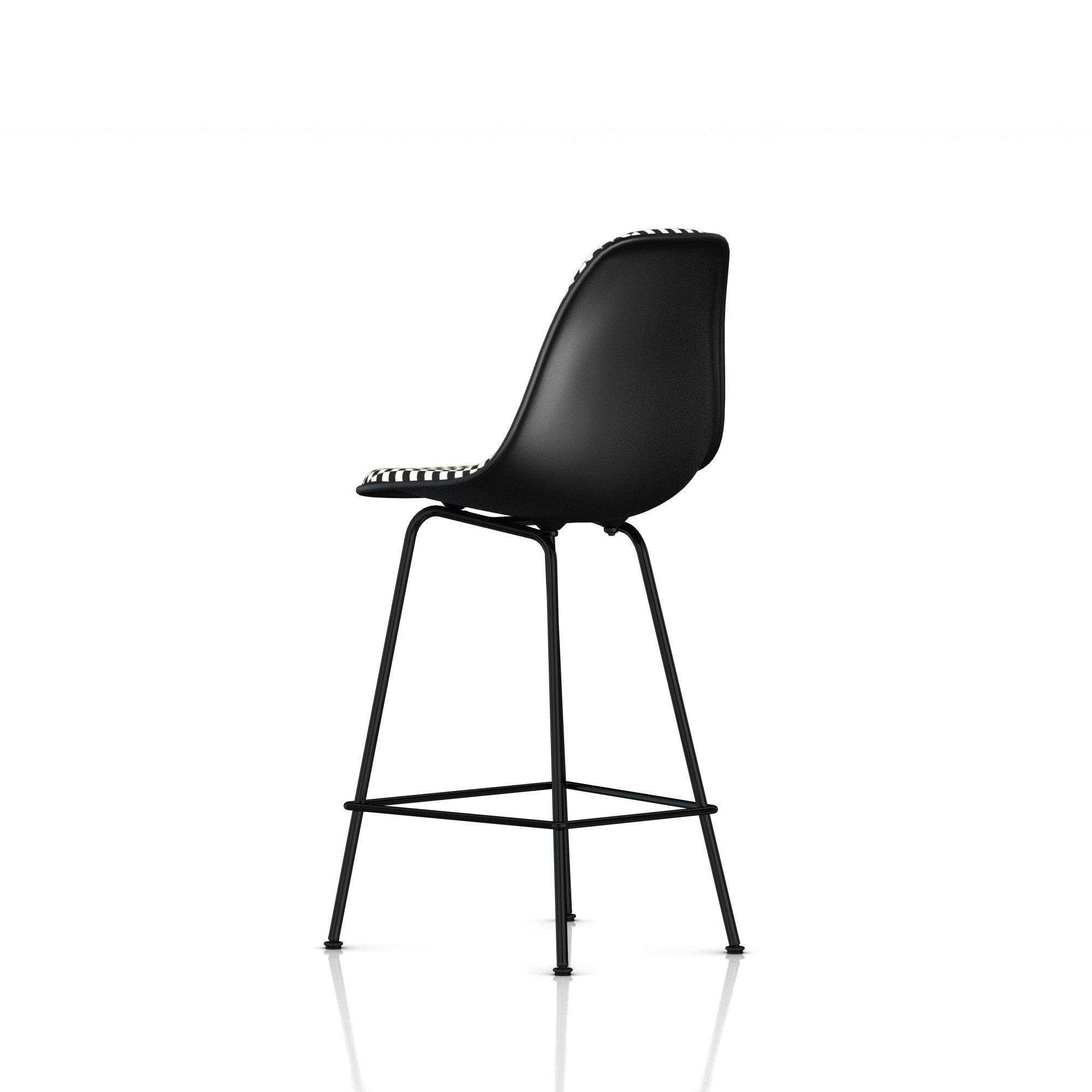 Eames Upholstered Molded Plastic Counter Stool - DSHCX.U