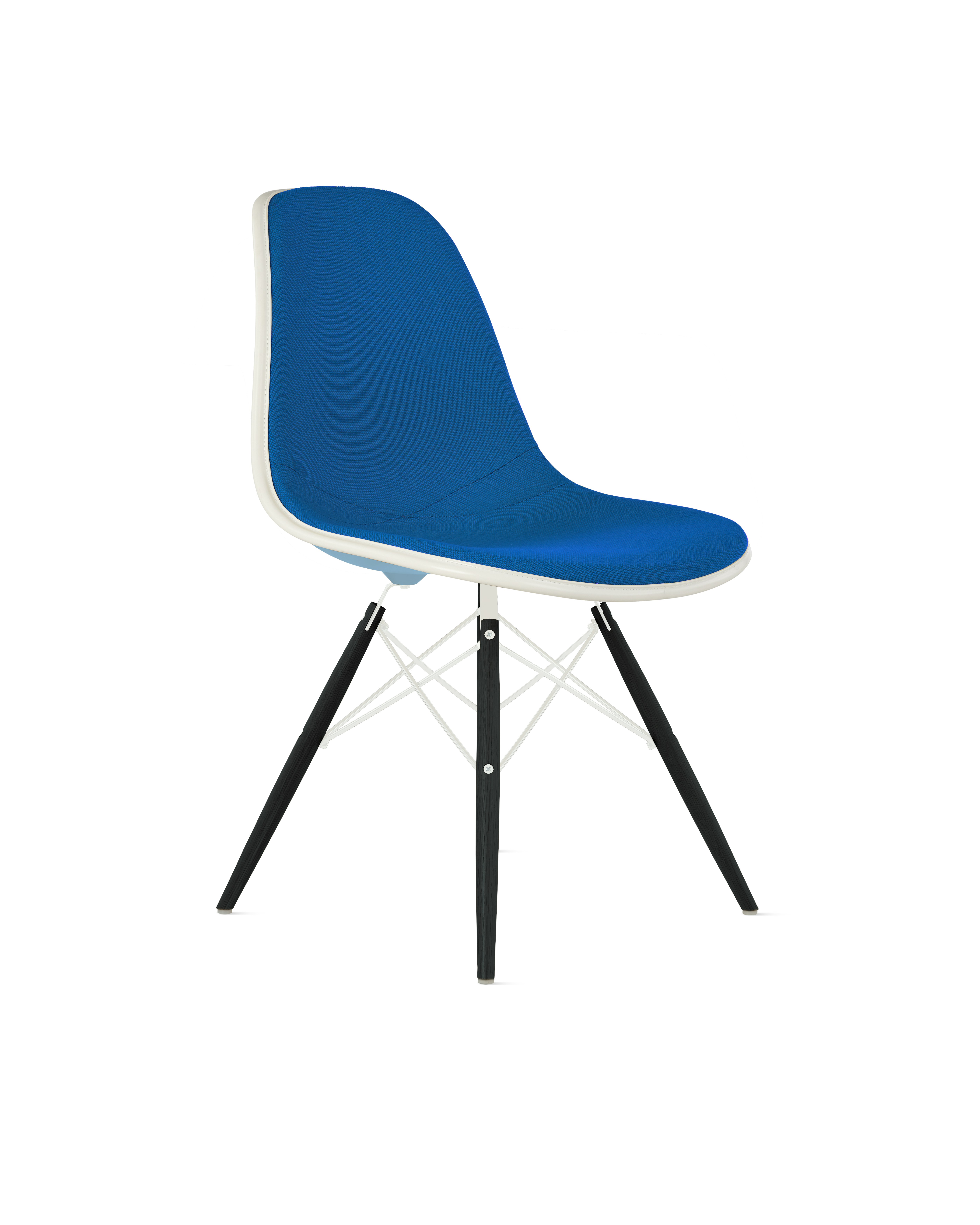 Eames Upholstered Molded Plastic Side Chair