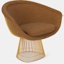 Platner Lounge Chair - Gold, Puff, Bronze