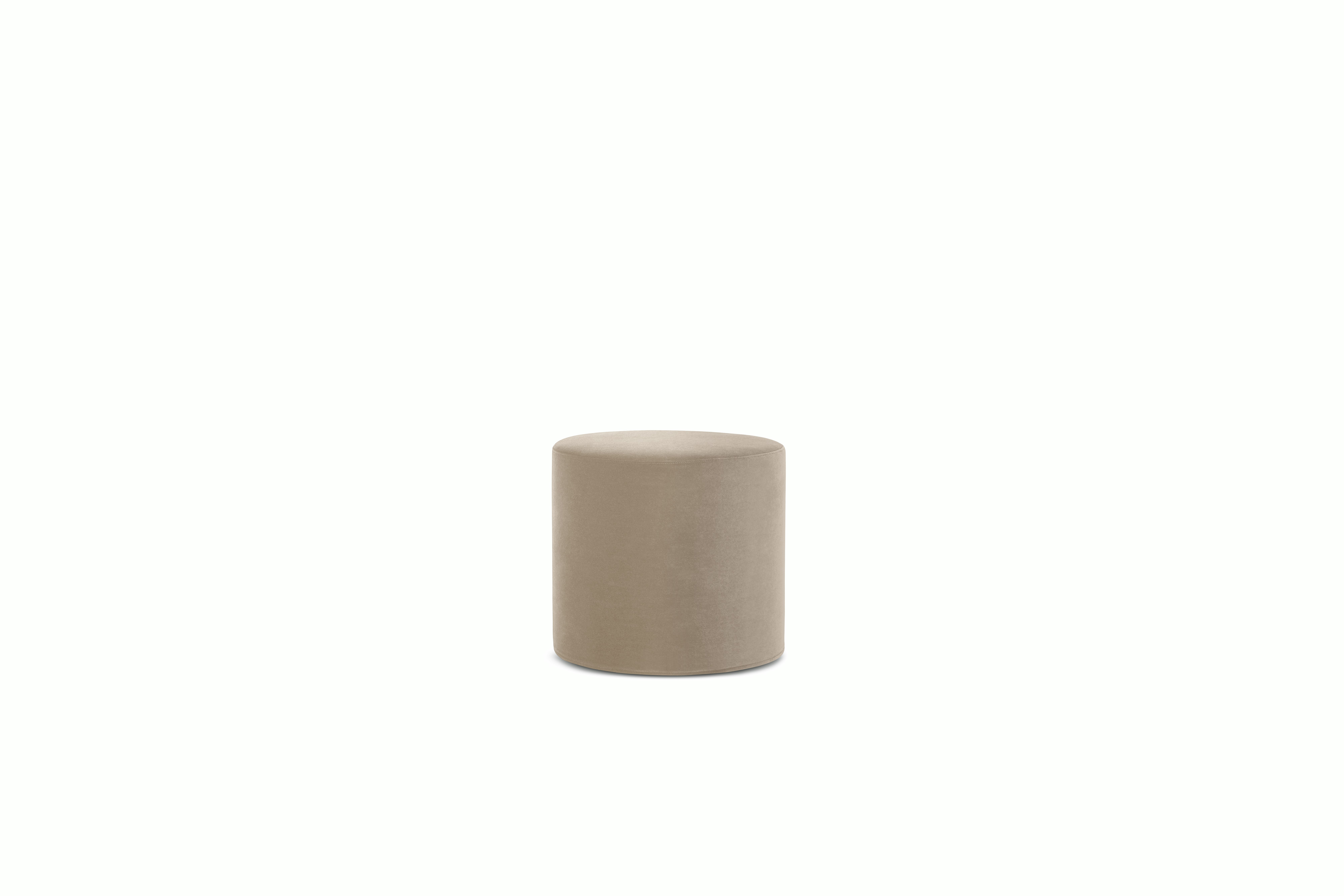 Drum Pouf, High