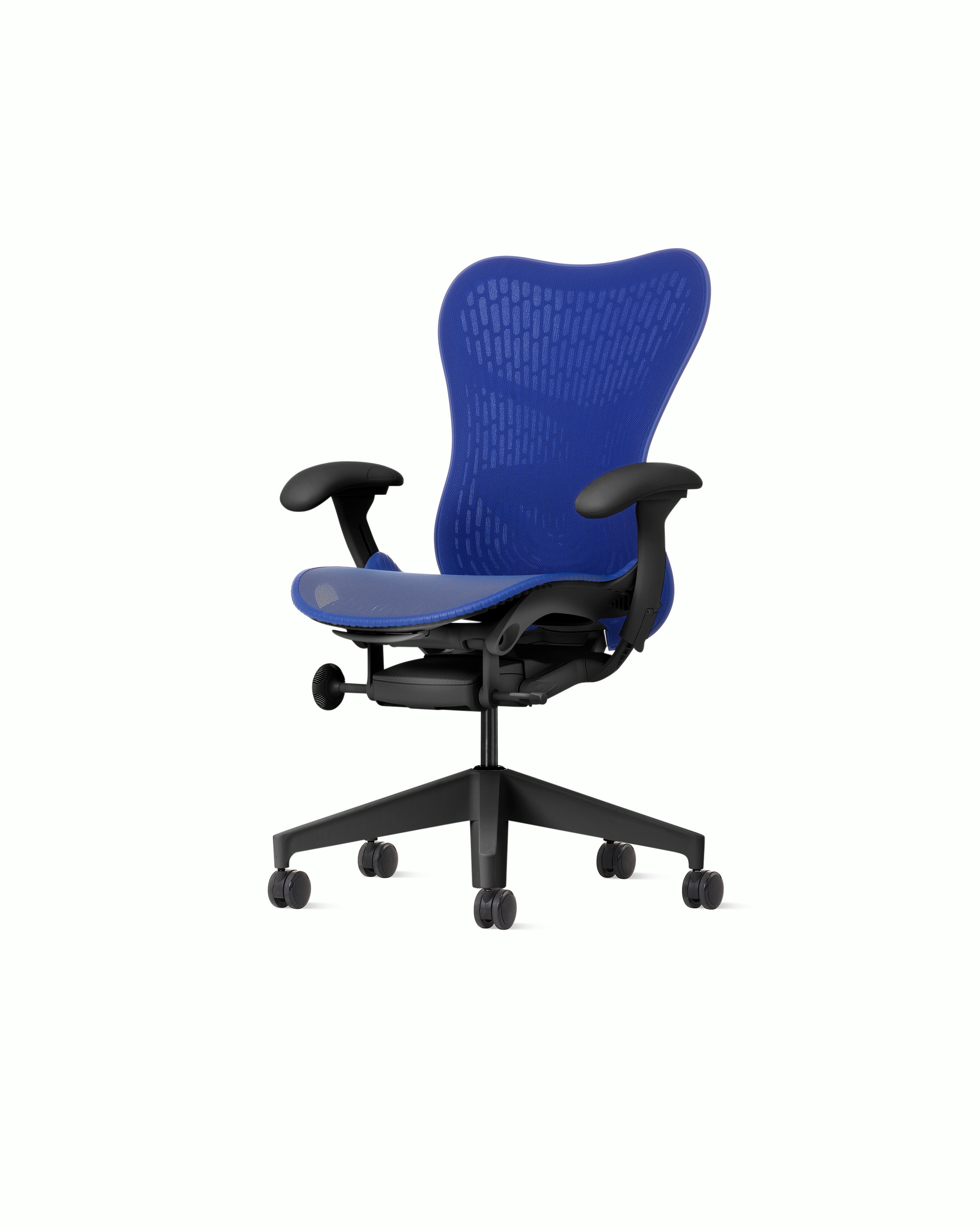 Mirra 2 Chair in Graphite with Ultramarine Butterfly Suspension