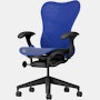 Mirra 2 Chair in Graphite with Ultramarine Butterfly Suspension