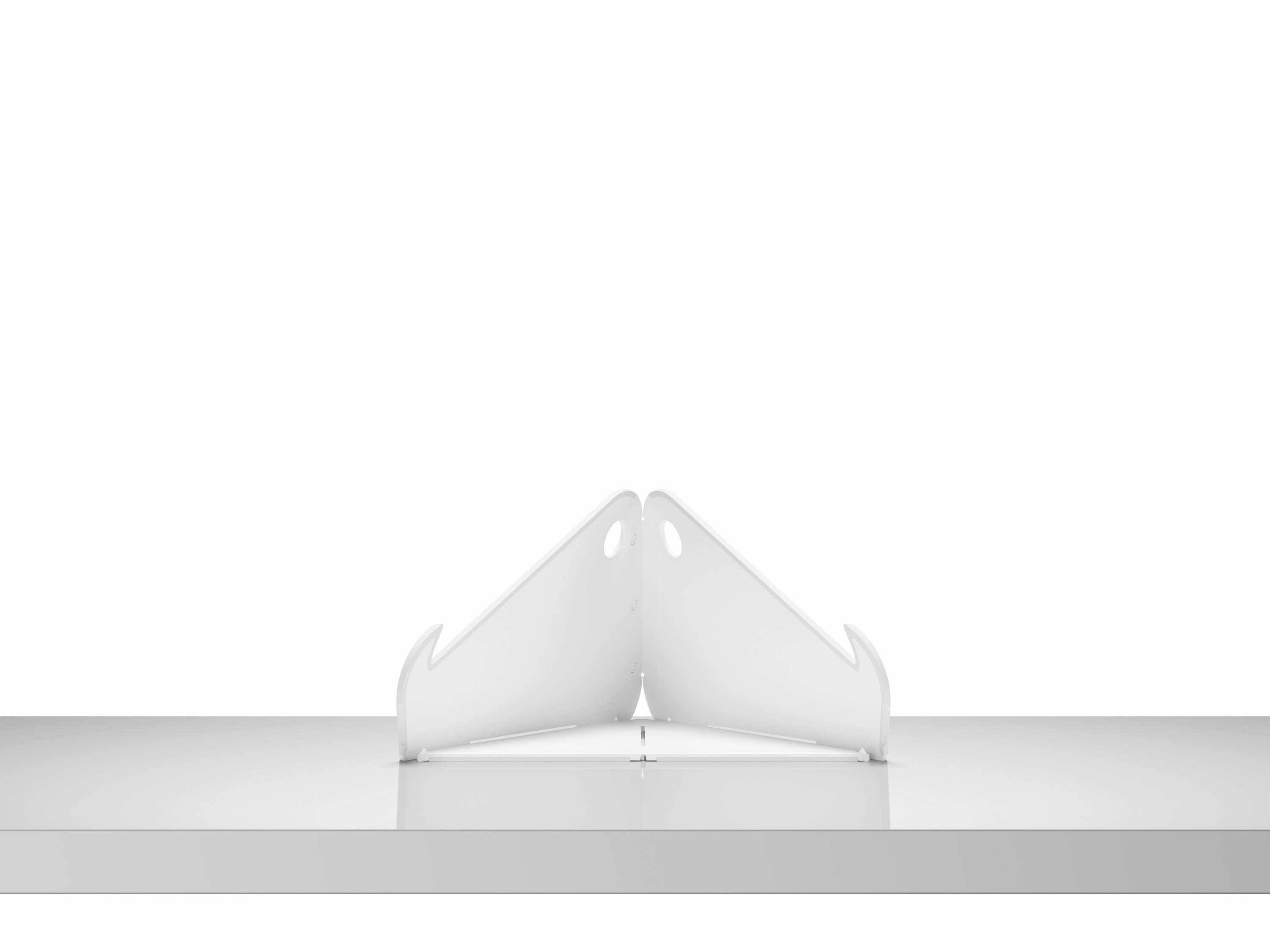 An open Oripura Laptop Stand.