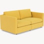 Pfister Settee - Ultrasuede, Citron