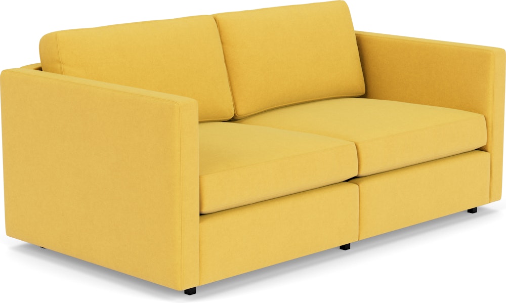 Pfister Settee - Ultrasuede, Citron