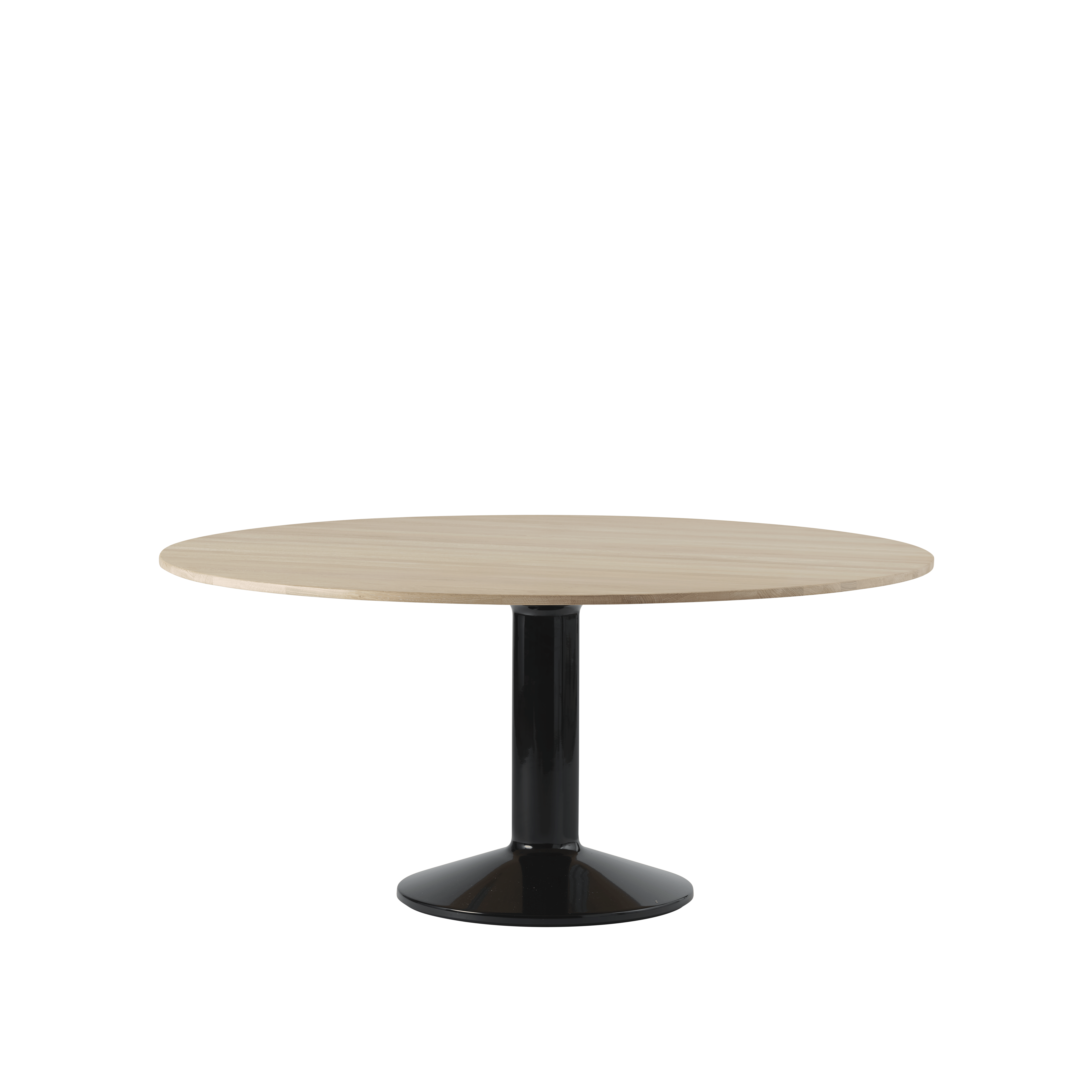Midst Table - 63", Oiled Oak / Black"