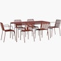 Palissade Dining Set Palissade Dining Set, 4 Side Chairs & 2 Armchairs