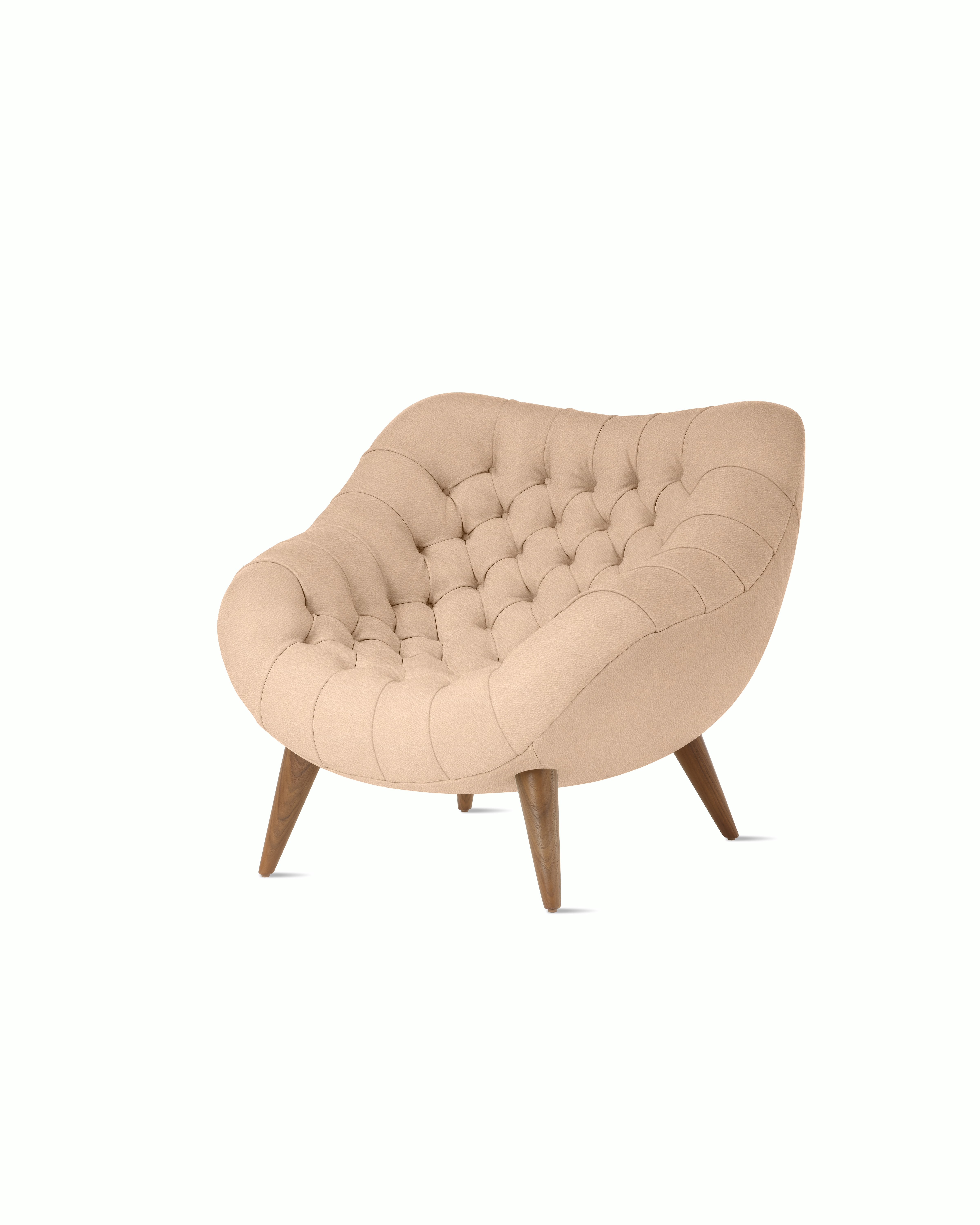 Rohde Easy Chair - Walnut,  Prone Leather,  Balsa