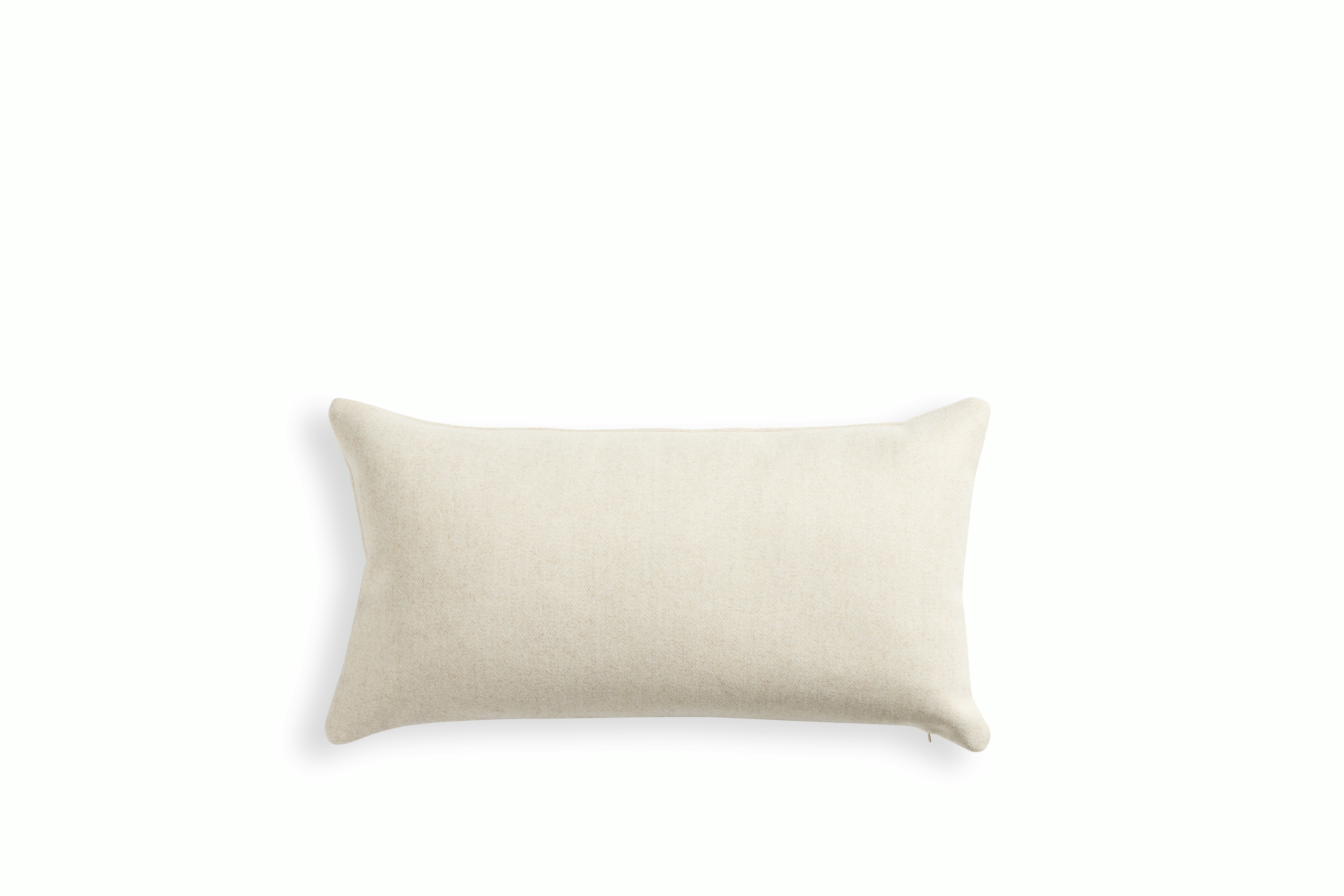 Pecora Pillow - 12x22",  Oblong,  Cream"