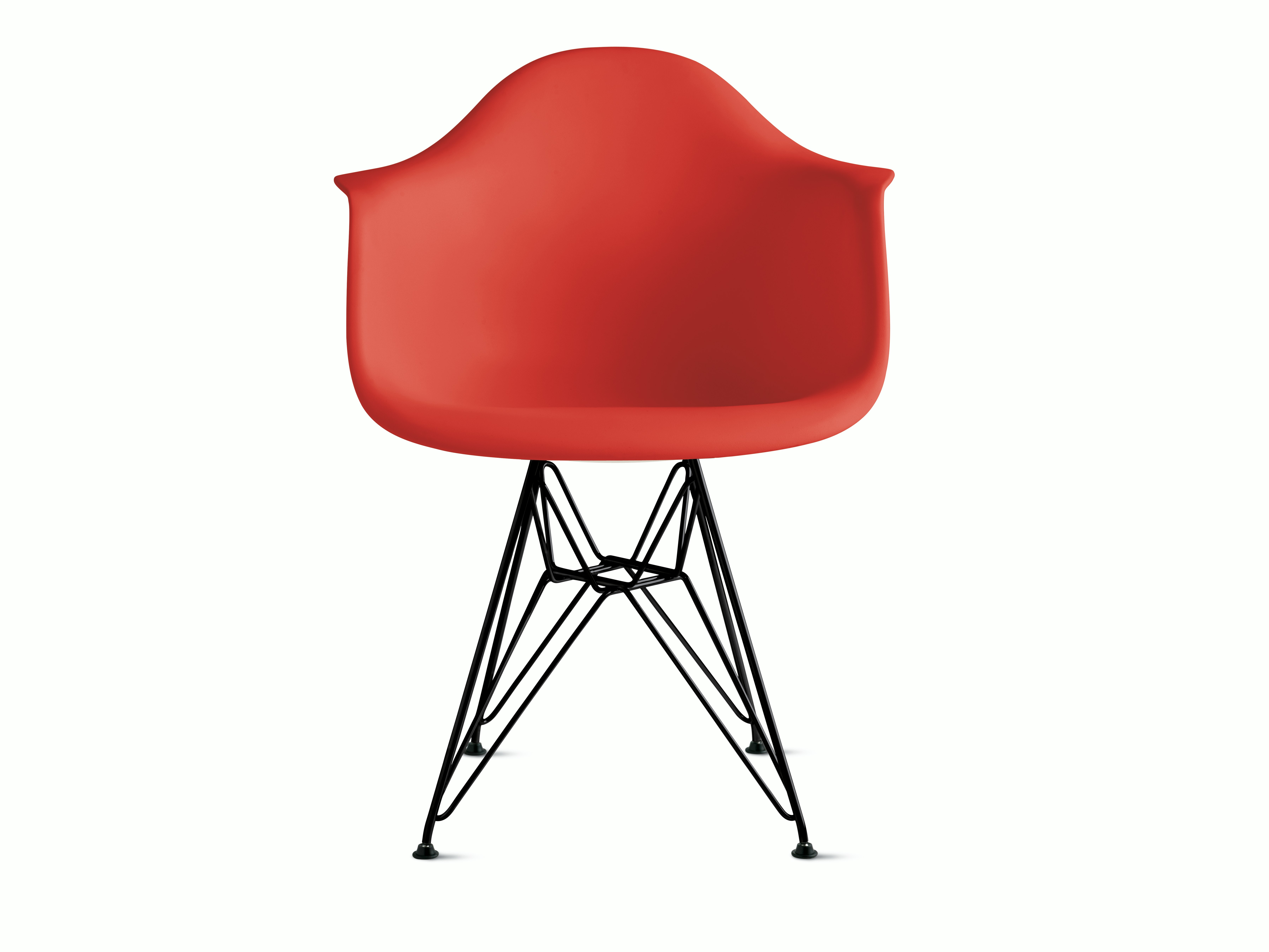 Eames Molded Plastic Wire-Base Armchair (DAR)