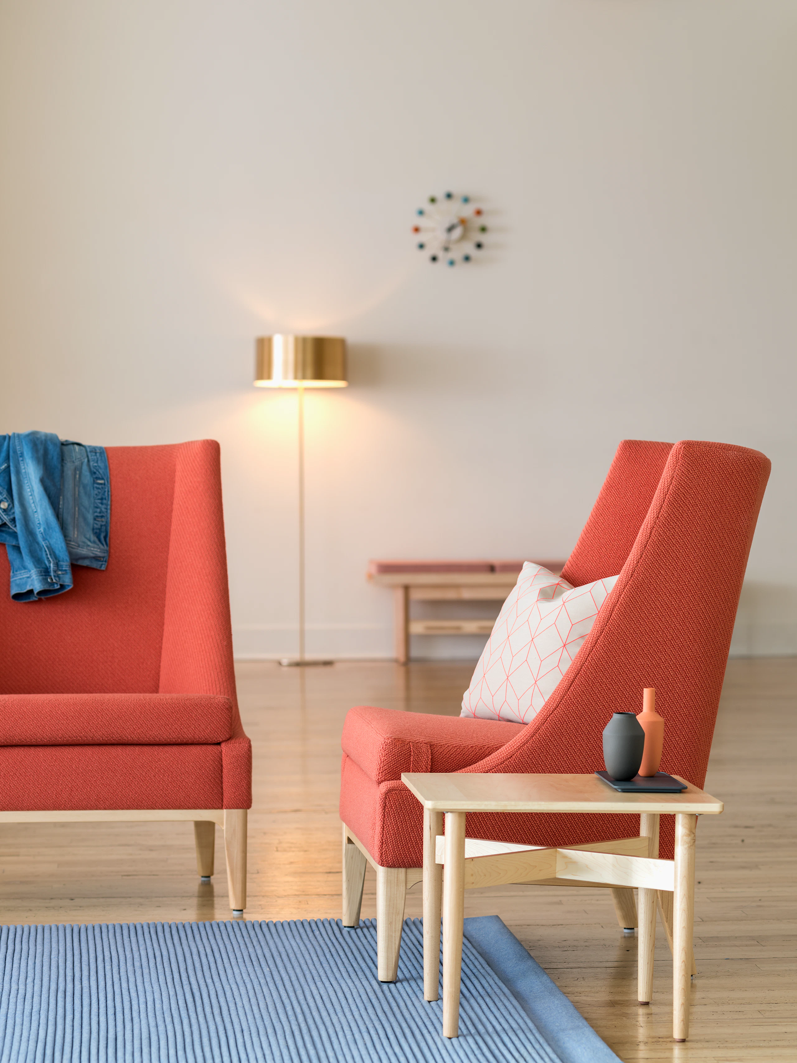 Nemschoff Iris Settee and Lounge Chair