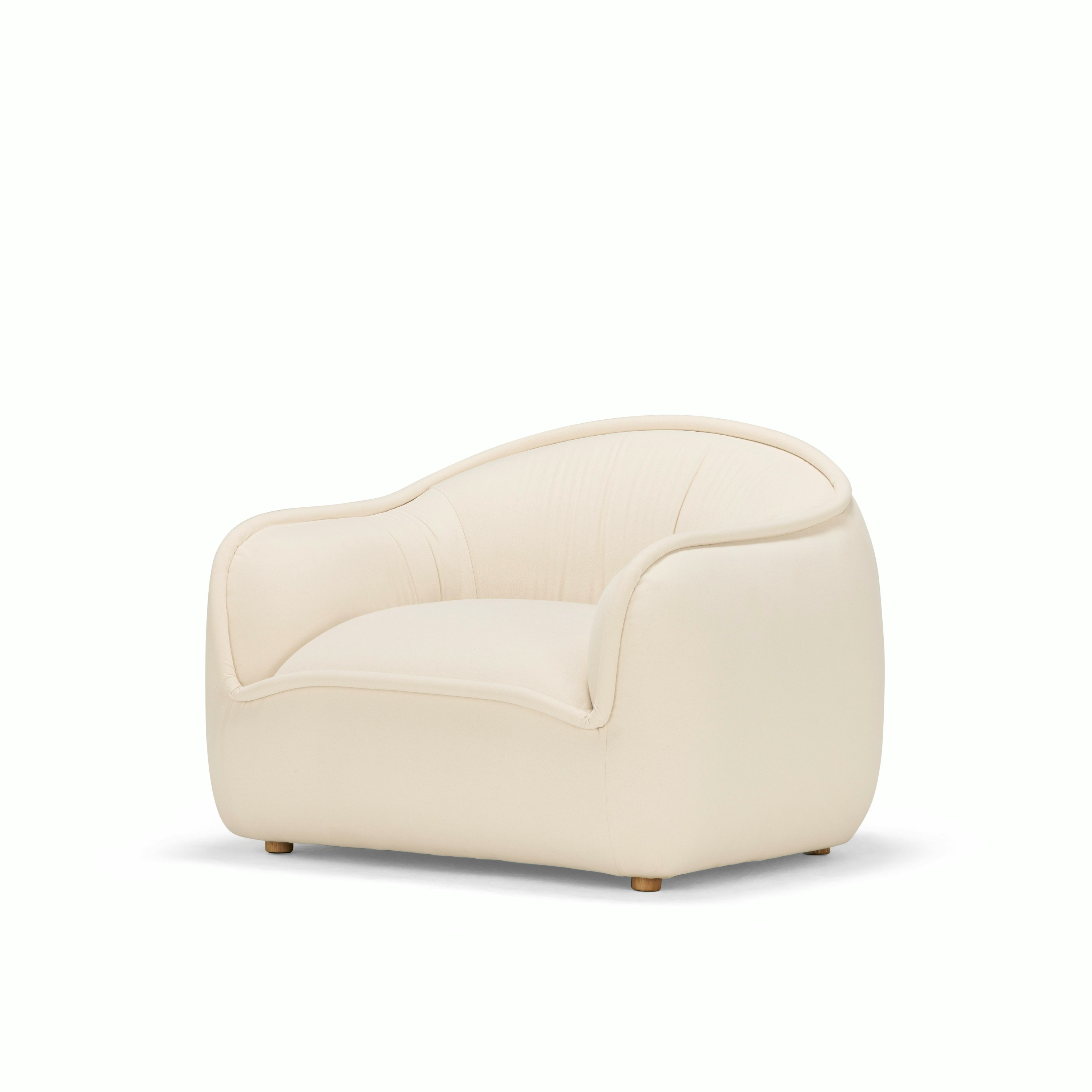 Tubo Chair in Bridgehampton Oat