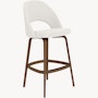 Saarinen Executive Stool - Bar Height, Hourglass, Air, Light Walnut