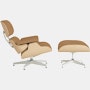 Eames Lounge and Ottoman in Prone and Stow leathers