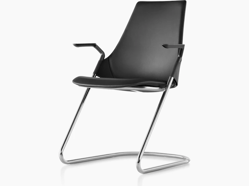 Sayl Side Chair, Sled Base