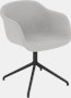 Fiber Swivel Chair - Armchair,  Remix,  123 Grey,  Black Tube