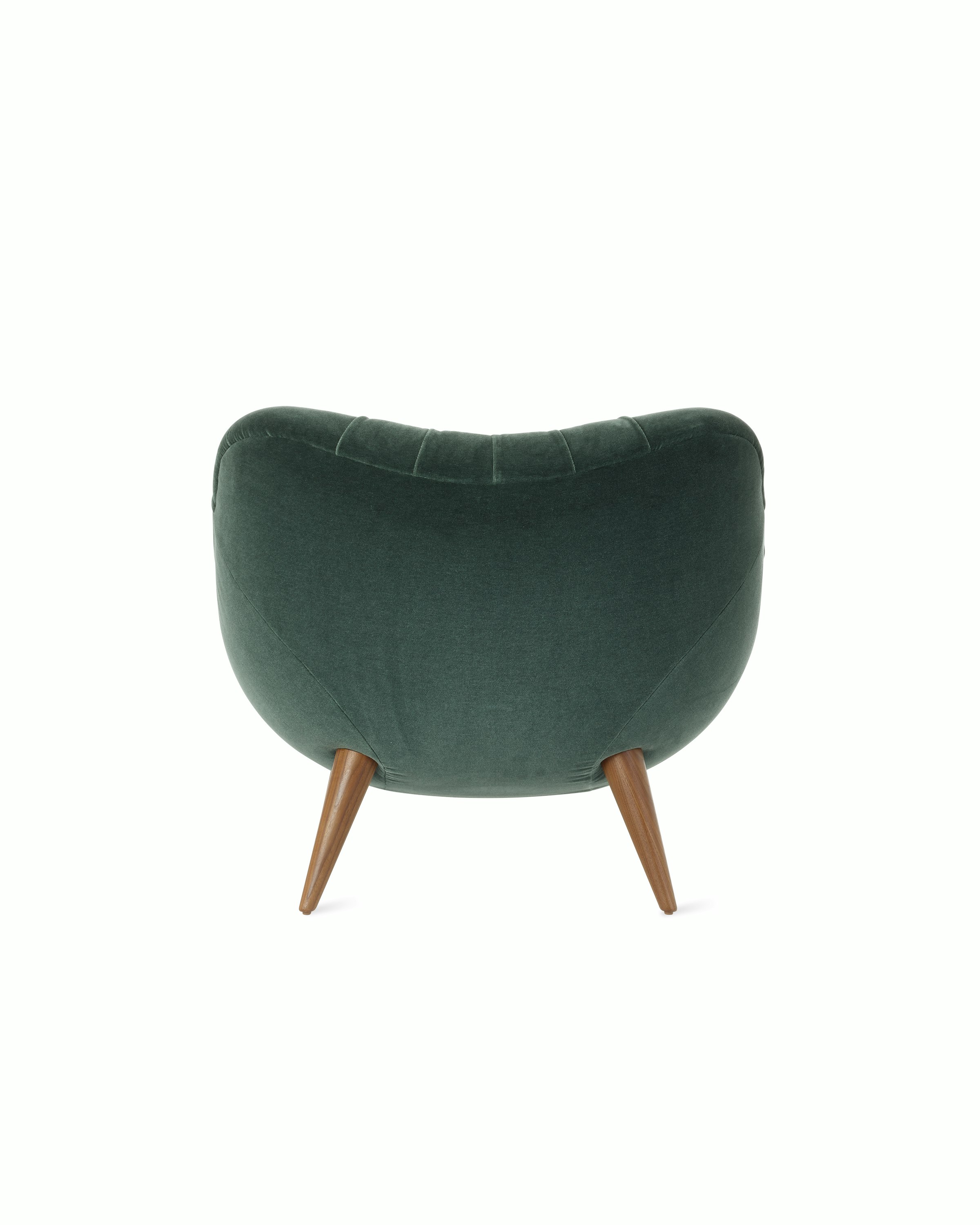 Rohde Easy Chair in Armory Mohair and Walnut