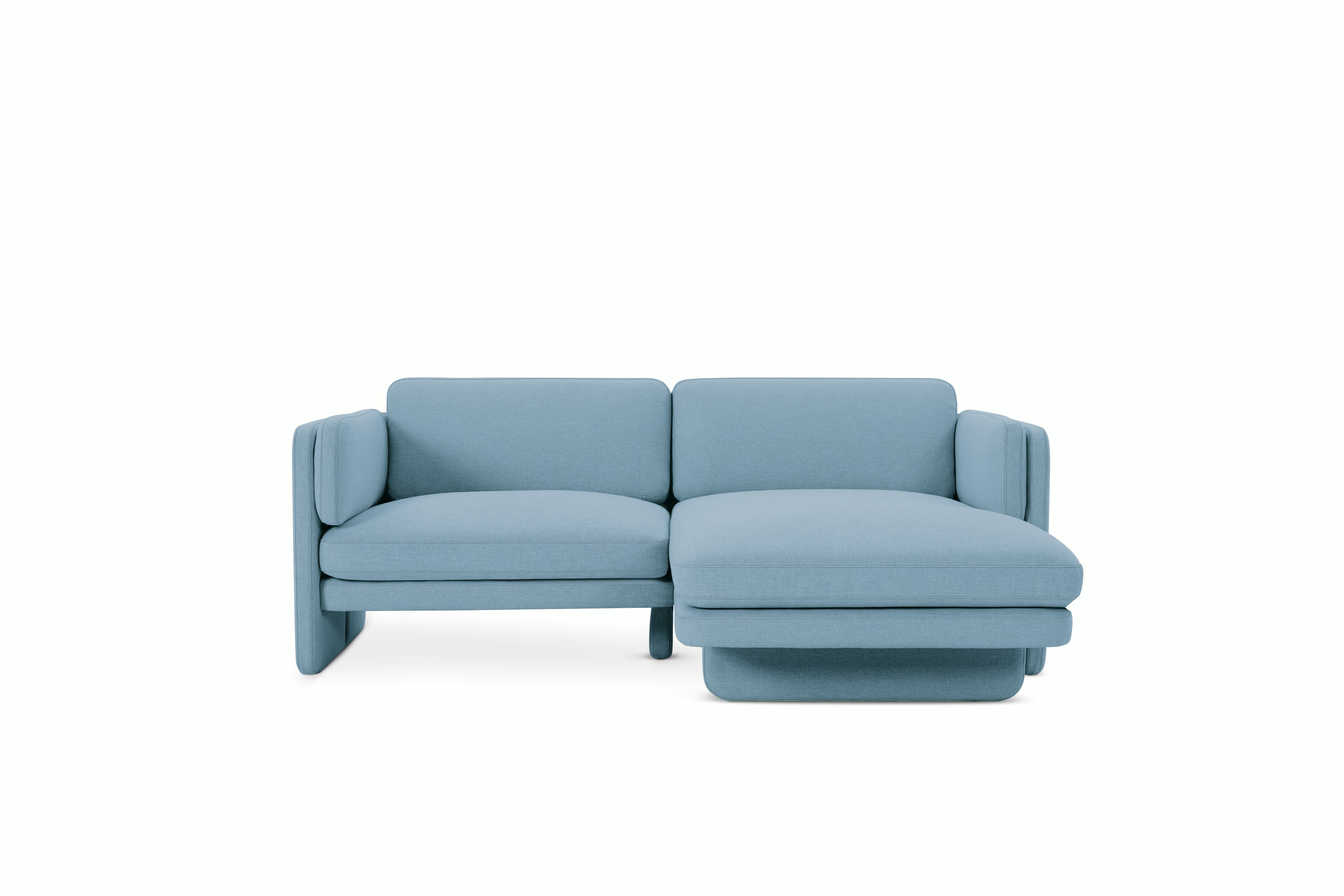 Pastille Sectional Chaise, 80"