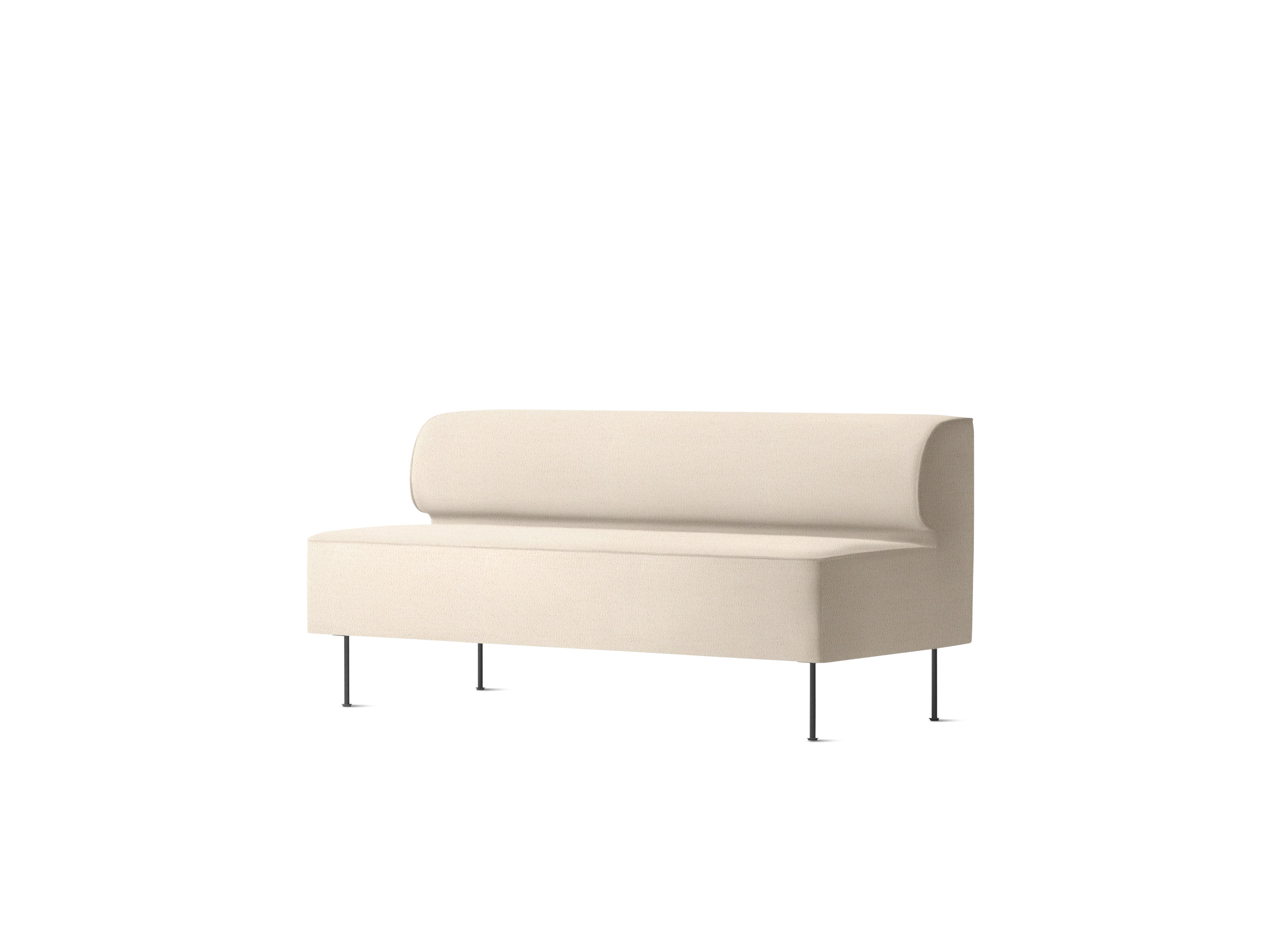 Eave Banquette 65 in Boucle Ivory