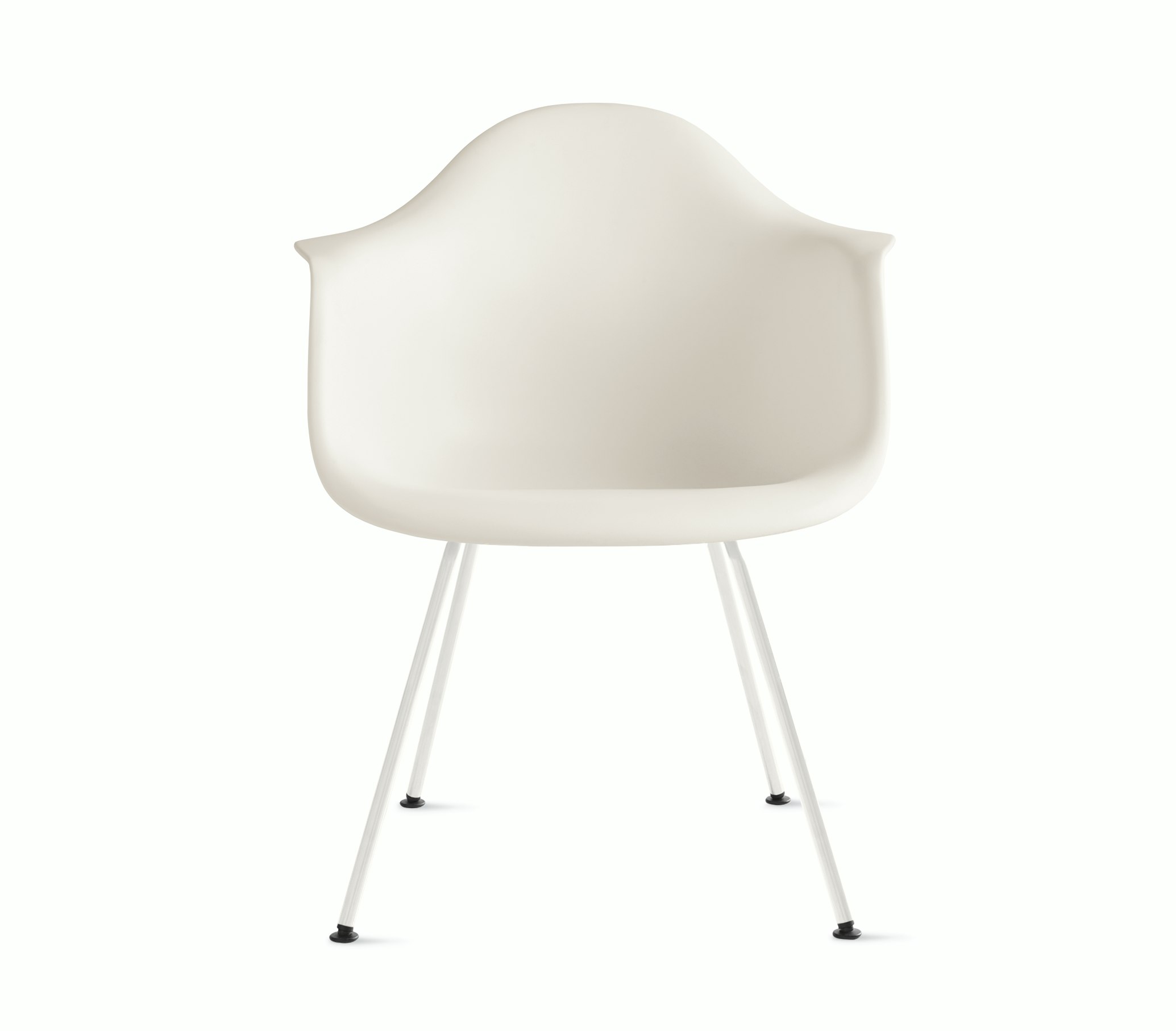 Eames Molded Plastic 4-Leg Armchair (DAX)