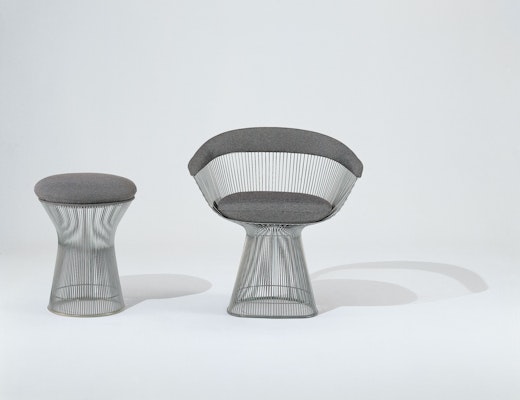 Platner Side Chair and Stool Platner Side Chair and Stool