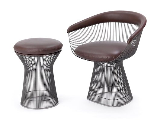Platner Arm Chair, Platner Stool Platner Arm Chair, Platner Stool