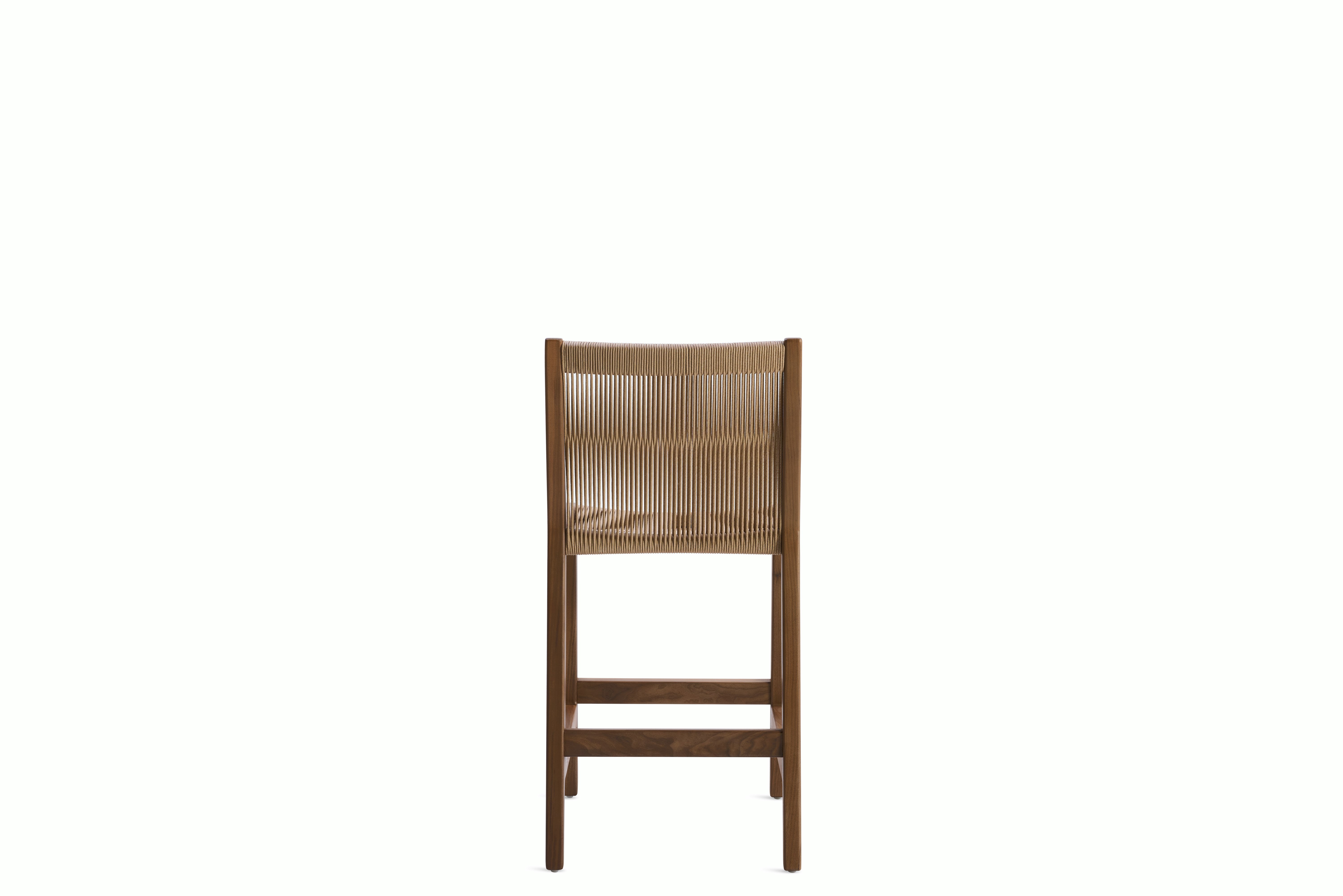 Duet Counter Stool - walnut