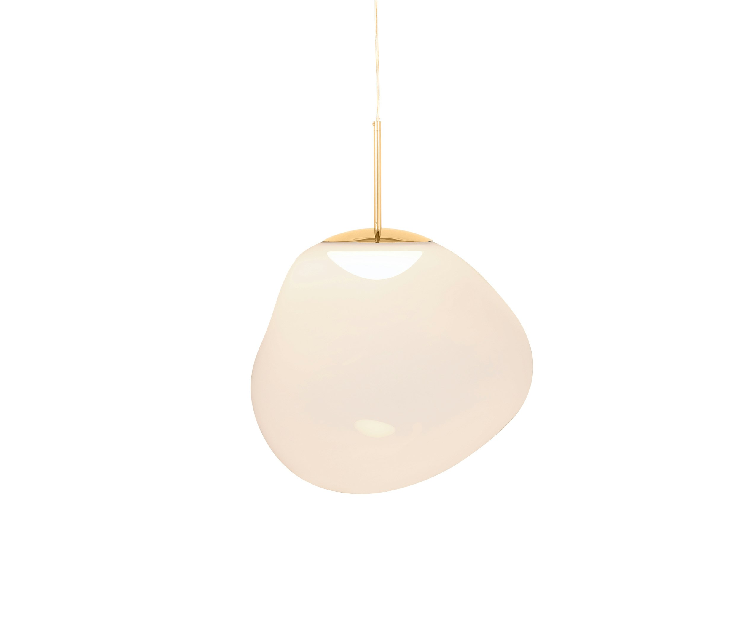 Melt Pendant, Standard in Opal and Gold