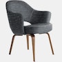Saarinen Executive Armchair with Wood Legs