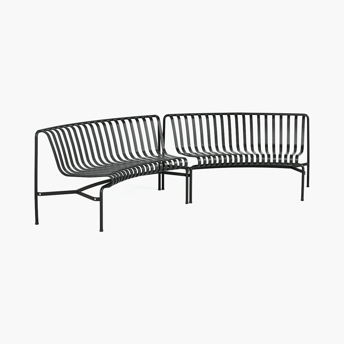 Palissade Park Dining Benches, Set of 2