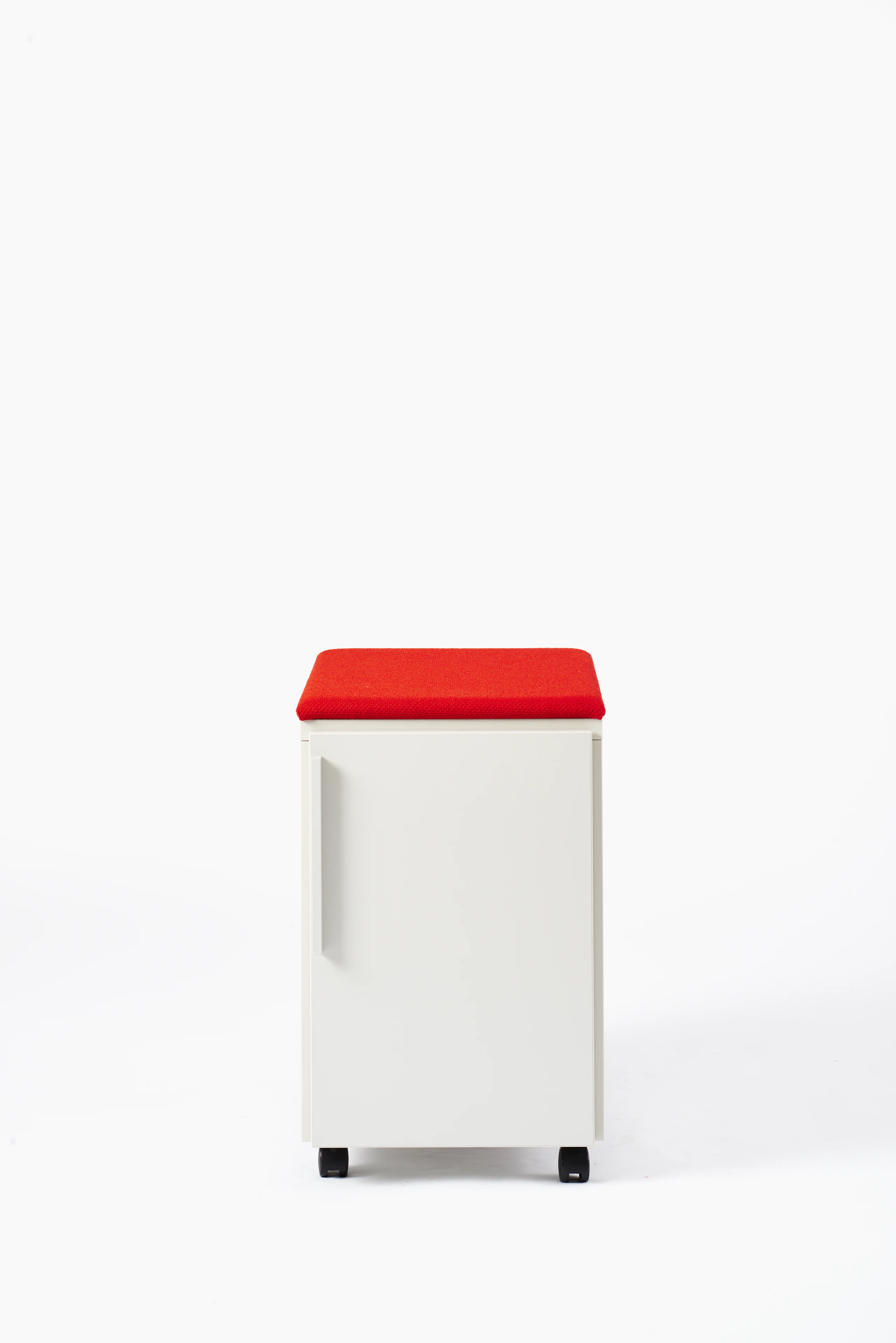 Knoll Anchor Mobile Pedestal in White and Red Back